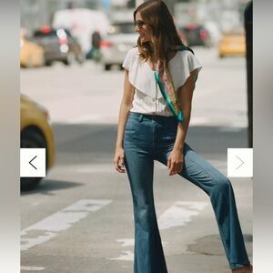 Anthropologie Maeve Eloise Ruffle Blouse